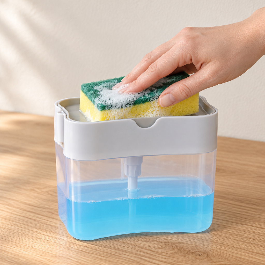 Soap Dispenser & Sponge Caddy