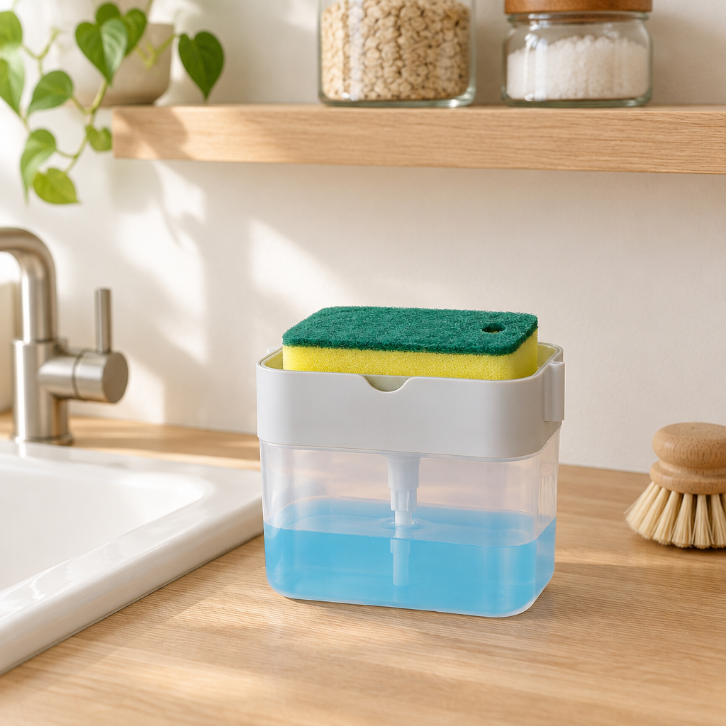 Soap Dispenser & Sponge Caddy